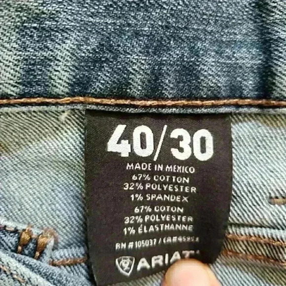 ARIAT Men's Rebar M4 Low Rise Boot 40 x 30 DuraStretch Jeans 10016221 - A - Picture 6 of 10